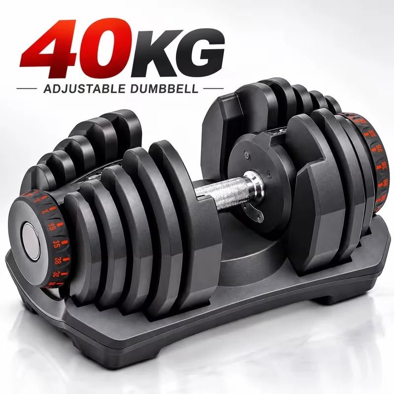 40kg Adjustable Dumbbells (15 sets in 1) - BlackBear Fitness